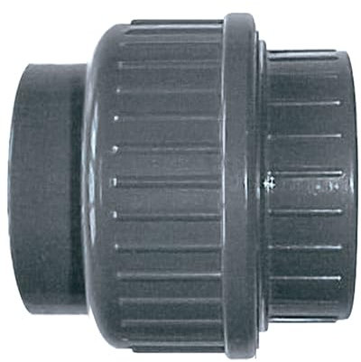 Jardibric - Union PVC F - Raccords PVC à Visser - Raccordements pour Arrosage Enterré - PN10 (F 40x49) - Connexion Fiable et Durable pour vos Systèmes d'Irrigation et de Plomberie.