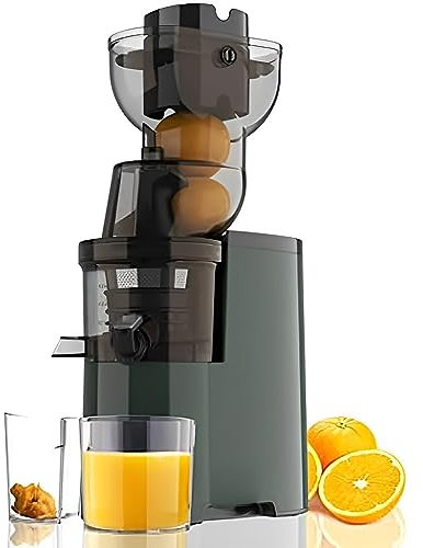 250W Professional Slow Juicer - Cold Press Juicer with 3.5-inch Large Feed Chute - Efficient Motor - Anti-Drip & Anti-Slip Function - Extract Nutrient-Rich Juice from Fruits and Vegetables