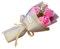 3 Köpfe Seifen Rose – Flora-Duftseife Rosenblüten Rosestrauß Rose Seife – pflanzliche ätherische Ölseife, Geschenk für Jahrestag/Geburtstag/Hochzeit/Valentinstag/Muttertag Rosa