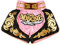 MUAY NATION Muay Thai Shorts für Männer Frauen Slim Cut MMA Boxshorts Training Kickbox-Kleidung Kampfsport-Shorts (DE/NL/SE/PL, Alphanumerisch, L, Regular, Regular, Rosa)