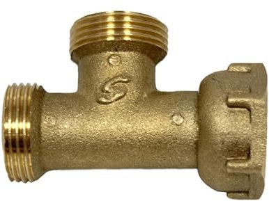 Arcanaute - Raccord laiton à visser - Té Mâle 3/4'' (20/27) - Mâle 3/4'' (20/27) - Femelle écrou prisonnier 3/4 (20/27)