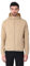 Veste d'été pour homme avec capuche coupe-vent imperméable légère, beige, L