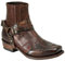 ORANDESIGNE stivali alti per uomini vintage stile cowboy western stivali lunghi stivali da equitazione casual stivali da moto moda all'aperto moda slip on slip equestrian scarpe F Caffè Scuro 45 EU