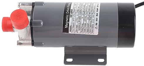 Magnetische Braubierpumpe aus Edelstahl, Hochtemperaturbeständig, Selbstgebraut (EU-Stecker 220 V)
