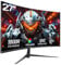 Gawfolk 2K 27 Inch Gaming Monitor, 165Hz QHD 2560x1440p 144Hz with AMD FreeSync, Flicker-Free, 2X HDMI 2.0, DP 1.4, Ultra-Thin Frameless Curved Screen PC Monitor