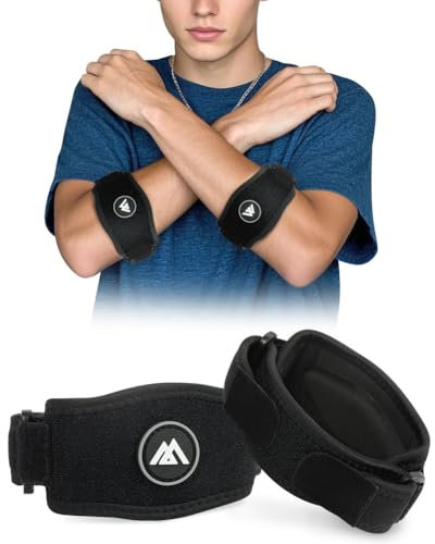 flintronic Ellenbogenbandage Für Tennisarm, Ellenbogenbandage Männer Damen mit EVA-Futter, Einstellbare Ellenbogen Bandage für Sehnenentzündung, Arthritis,Lindert die Schmerzen bei Tennisarm Golferarm