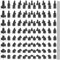 240PCS 4 Pin Momentary Tactile Tact Push Button Switch 6 x 6 x 4.3mm 5mm 6mm 7mm 8mm 9mm 10mm 11mm Micro Momentary Tact Switch Mini Switch Assortment Kit with Solder Wire for PCB Breadboard