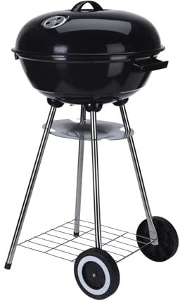 Well Home Barbacoa con ruedas tipo bowl Ø47cm