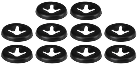 Briny River 100 Rondelle Starlock A 4 Denti Da 3 Mm Con Clip A Pressione Diametro Esterno 9,6 Mm In Acciaio Per Molle Per Alberi Da 3 Mm