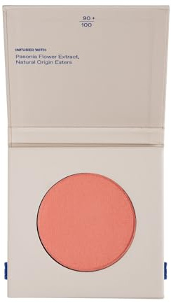 KORRES Natural Fresh Blush Warm Peach 02, ultra-cremiges Puder-Rouge mit samtiger Textur, Finish mit Satin-Touch für einen natürlichen Glow, mit Pfingstrosenblüten-Extrakt, vegan 4,5 g