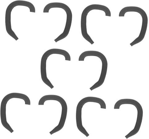 ARTSEWPLY Correcteurs D’oreilles Flexibles En Silicone Noir Pour Bébé, 5 Paires Outil De Correction Du Pavillon Auriculaire, Patch Correcteur Pour Oreillettes, Protection Auditive Infantile