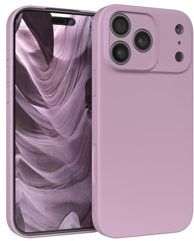 EAZY CASE - Silikonhülle für iPhone 17 Pro Max Hülle Silikon Case Violett weich stoßfeste Handyhülle Schutzhülle mit Kameraschutz Dünn Premium Schutz Cover TPU Phone Bumper in Pastell Flieder Matt