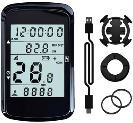 JDNH Fahrrad-Kilometerzähler, Stoppuhren, Datentracker, Fahrräder, Geschwindigkeits-Navigationen, für Damen und Herren, Rennrad-Tachometer