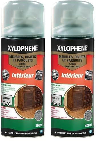 Xylophene - Meubles, Objets & Parquets - Conditionnement 400ml (Lot de 2)