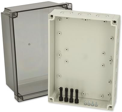 Fibox PCM 200/150 T 6016929 Universal-Gehäuse 255 x 180 x 150 Polycarbonat Lichtgrau (RAL 7035) 1 St.