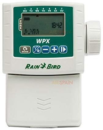 Rain Bird WPX1, Programador de riego a pilas, color gris