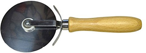 ELETTRO CENTER Art.238 Taglia Pizza, Legno, Argento