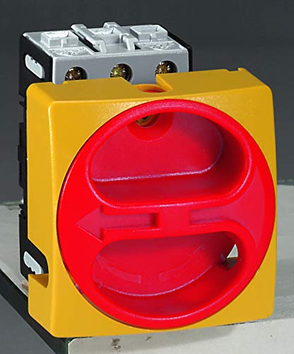 Interrupteur-sectionneur rotatif complet encastré cadenassable - tripolaire - 50A