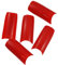 500 pcs New Professional French false nails for acrylic nail art tips design decoration (Grade A) Opaque Hot Red