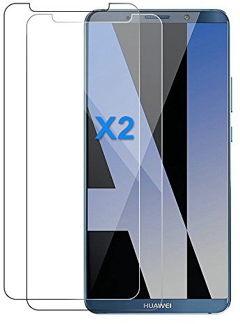 Kepuch 2 Paquetes Vidrio Templado Protector de Pantalla para Huawei Mate 10 Pro