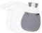 Träumeland S0100153 Babyschlafsack LIEBMICH 3 teilig Set Pünktchen grau, Größe 56/62, mehrfarbig
