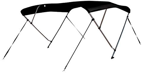 Talamex Bimini Top 3 Bögen Deluxe Schwarz L:183cm B:185cm - 198cm H:117cm