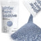 Hemway Glitter Paint Additive - Azure Blue | Microfine Metallic Flakes for Adding Sparkle to Paints & Wood Varnish | Add to Emulsion, Acrylic & Latex for Indoor Sparkly Walls | 100 g