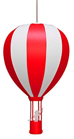 R&M Coudert - Lampada a sospensione Camera dei bambini Mongolfiera Rosso