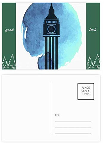 Big Ben London England Großbritannien Postkarten-Set, 20 Stück