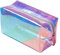 Kylewo Holografische Make-up-Tasche, Hologramm Mäppchen Stifthalter Make-up-Boxen Reißverschluss Comestic Storage Bag