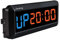 Jhering LED Intervall Timer, Countdown/Up Uhr, Stoppuhr, Gym Timer mit Fernbedienung, Workout Timer für Heim Garage Fitnessstudio, Tabata EMOM MMA(Blau/Rot)