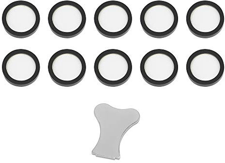Mxmoonant 10 Piezas de Discos transductores de 20 mm / 0,78 Pulgadas Fabricante de Niebla ultrasónica y Accesorios de Chimenea eléctrica, con protección de Goma