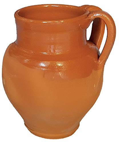 PIGNATA IN TERRACOTTA + TEGAME IN TERRACOTTA FATTI A MANO SUL TORNIO, SMALTATI ALL’INTERNO ADATTI PER CUOCERE FAGIOLI SUGHI SUL FUOCO PENTOLA COTTO COCCIO