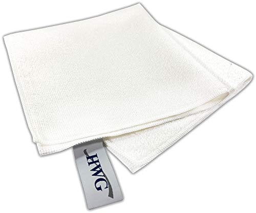 HWG Paño de limpieza especial – Microfibra con tecnología Nano-Silver – Blanco – 40 x 40 cm