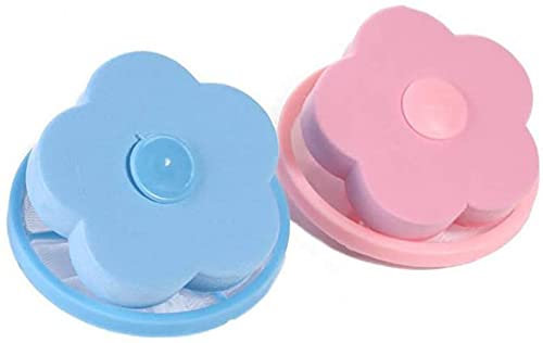 Reusable Floating Lint Mesh Bag for Washing Machine,Hair Remover Filter Net Pouch Washer Lint Catcher, Washer Hair Catcher for Washing Machine Cleaning Supplies (2 Pcs)