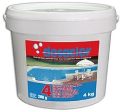 Cloro 4 ACCIONES TABLETAS 200 GR