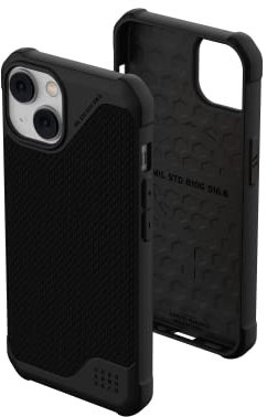 URBAN ARMOR GEAR UAG Designed for iPhone 14 Case Kevlar Black 6.1 Metropolis LT Built-in Magnet Compatible with MagSafe Charging Featherlight Heavy Duty Shockproof Slim Rugged Protective Cover