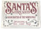 Melody Jane Dolls House Santa's Workshop Bild Poster Miniatur Wanddekoration Zubehör 1:12