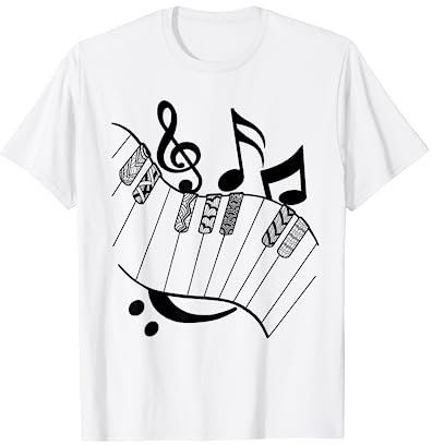 Tolles Klavierspieler-Geschenk für Klavier, Lehrer, Keyboard, Musik T-Shirt