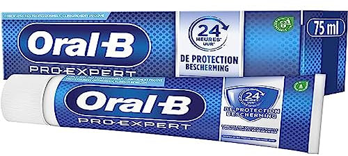 Oral-B Pro-Expert Zahnpasta gegen Zahnbelag, professioneller Schutz der Zähne, Zahnfleisch und des gesamten Mundes, gegen Empfindlichkeit, Remineralisierung des Zahnschmelzes, 75 ml