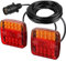 Yuanjoy magnetic luci posteriori rimorchio led 12v con 7,5 m cavo pre-cableta spina 7 pin - Impermeabile - Omologato E-mark - Plug & Play