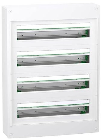 Coffret en saillie PrismaSeT XS Schneider Electric - 4 rangées - 24 modules - Sans porte