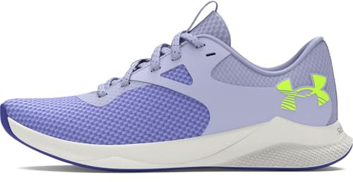 Under Armour Damen UA W Charged Aurora 2 Sneaker, Celeste/White Clay/High Vis Yellow, 37.5 EU