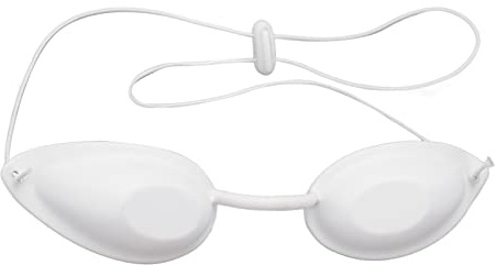 FTVOGUE TPU Laserschutzbrille, verstellbar, mit Aufbewahrungstasche | Für Haarentfernung, Augenbrauenbehandlung, Kosmetikstudios, professioneller Augenschutz, langlebig, einfache Anpassung