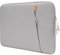 JETech Laptoptasche Hülle für 15 Zoll Notebook, Kompatibel mit MacBook Air 15 Zoll M4/M3/M2, MacBook Pro 16 Zoll M4/M3/M2/M1, Wasserdicht Stoßfest mit Laptop Sleeve (Helles Grau)