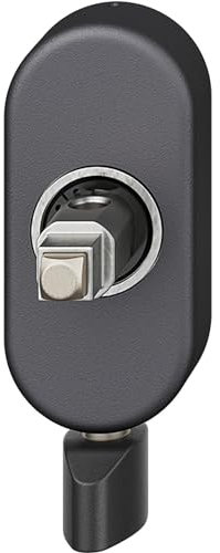 FSB 0 34 0000 09131 0810 schwarz matt Fenstergriff Adapter-Rosette Selbstverriegelung, Aluminium