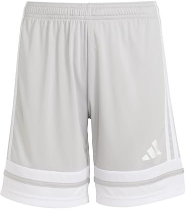 adidas Mixte Enfant Squadra25 Short Kids Shorts, Team Light Grey/White, 15-16 Years