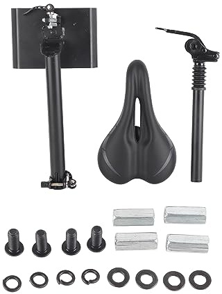 Elektroroller-Sitzsattel, Verstellbarer Sitzsattel für Segway für Ninebot F20 F25 F30 F40 Elektro-Tretroller, Verstellbarer, bequemer und stoßdämpfender Sitzsattel