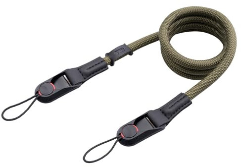 VKO Tracolla per fotocamera a sgancio rapido regolabile tracolla per fotocamera SLR DSLR digitale mirrorless (verde)
