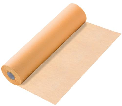 100%Mosel Vlies Tischläufer, in Peach Apricot (30 cm x 25 m), dekoratives Tischband, edle Tischdeko für Geburtstage & Hochzeiten, Bunte Dekoration zu besonderen Anlässen